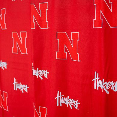 College Covers Nebraska Cornhuskers Printed Shower Curtain Cover