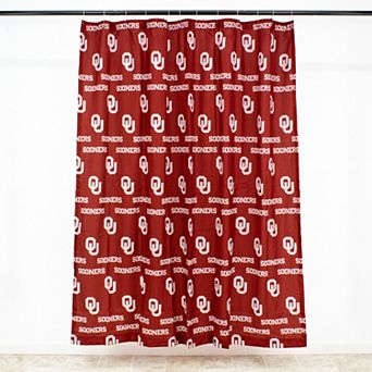 College Covers Oklahoma Sooners Printed Shower Curtain Cover