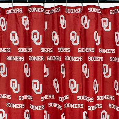 College Covers Oklahoma Sooners Printed Shower Curtain Cover