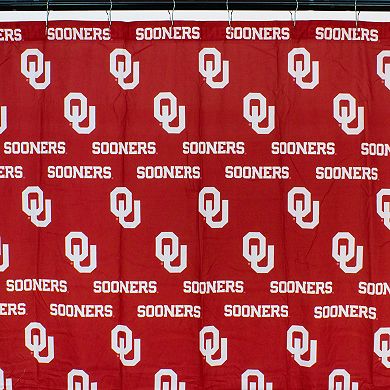 College Covers Oklahoma Sooners Printed Shower Curtain Cover