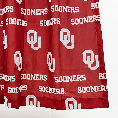 College Covers Oklahoma Sooners Printed Shower Curtain Cover