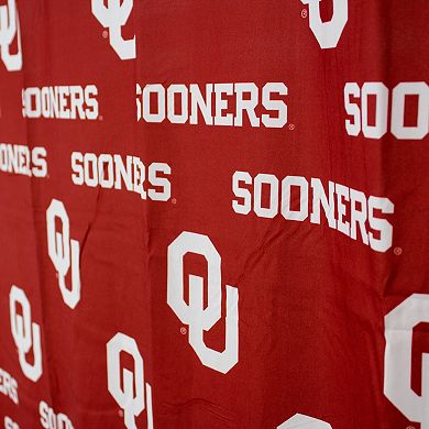 College Covers Oklahoma Sooners Printed Shower Curtain Cover
