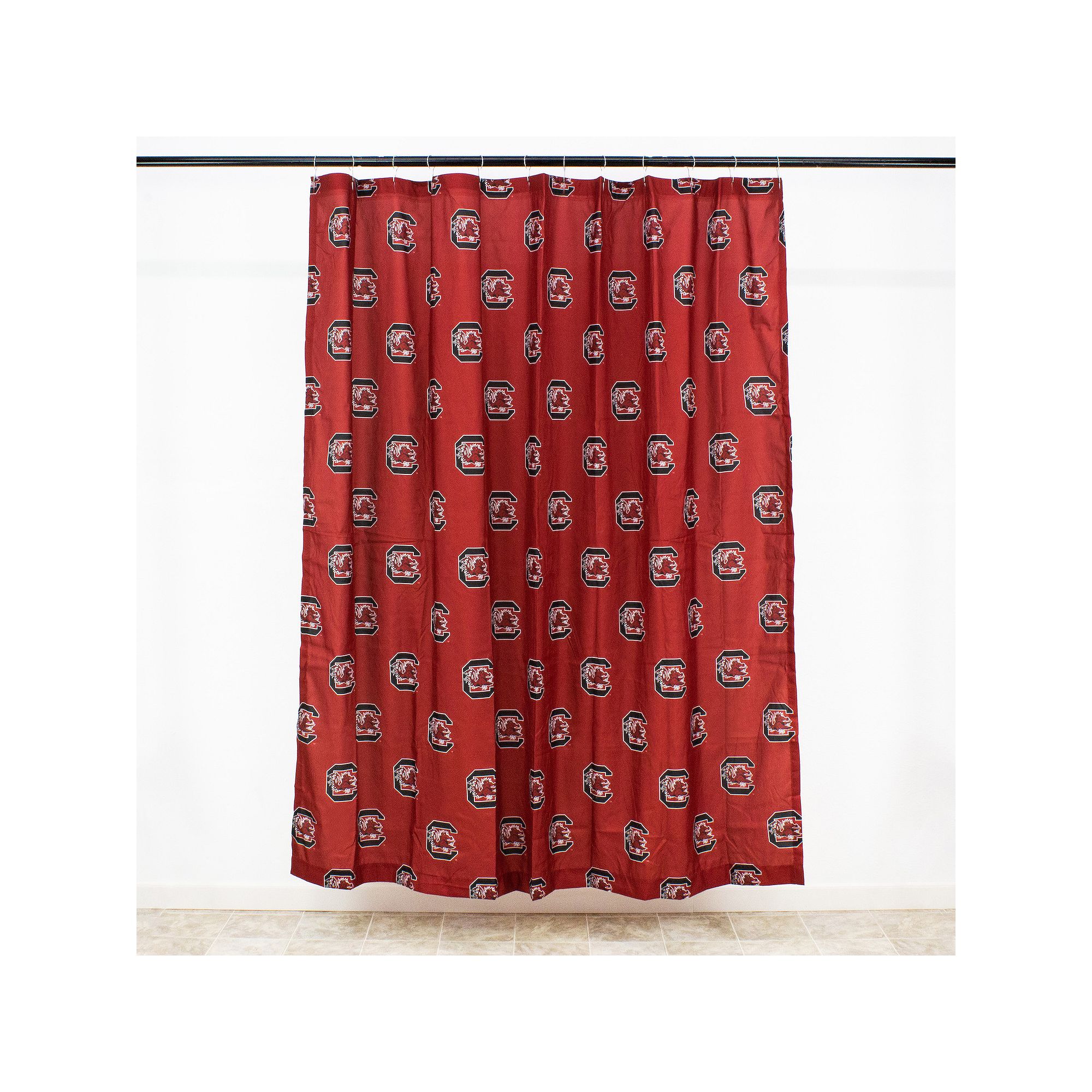 College Covers South Carolina Gamecocks Printed Shower Curtain Cover, Team