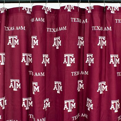College Covers Texas A&M Aggies Printed Shower Curtain Cover