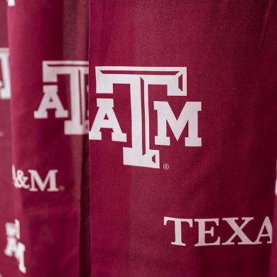 College Covers Texas A&M Aggies Printed Shower Curtain Cover