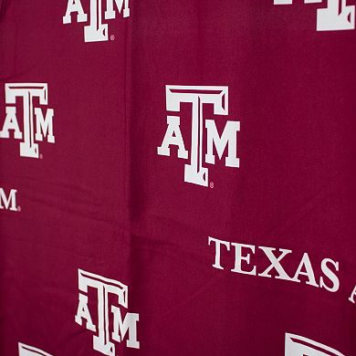College Covers Texas A&M Aggies Printed Shower Curtain Cover
