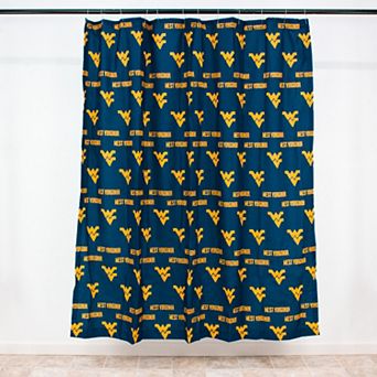 College Covers West Virginia Mountaineers Printed Shower Curtain Cover