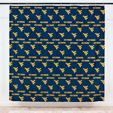 College Covers West Virginia Mountaineers Printed Shower Curtain Cover