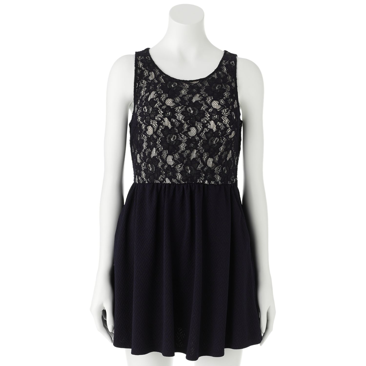 kohls black lace dress