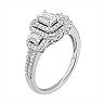 Simply Vera Vera Wang Diamond Halo Engagement Ring in 14k White Gold (1 ct. T.W.)