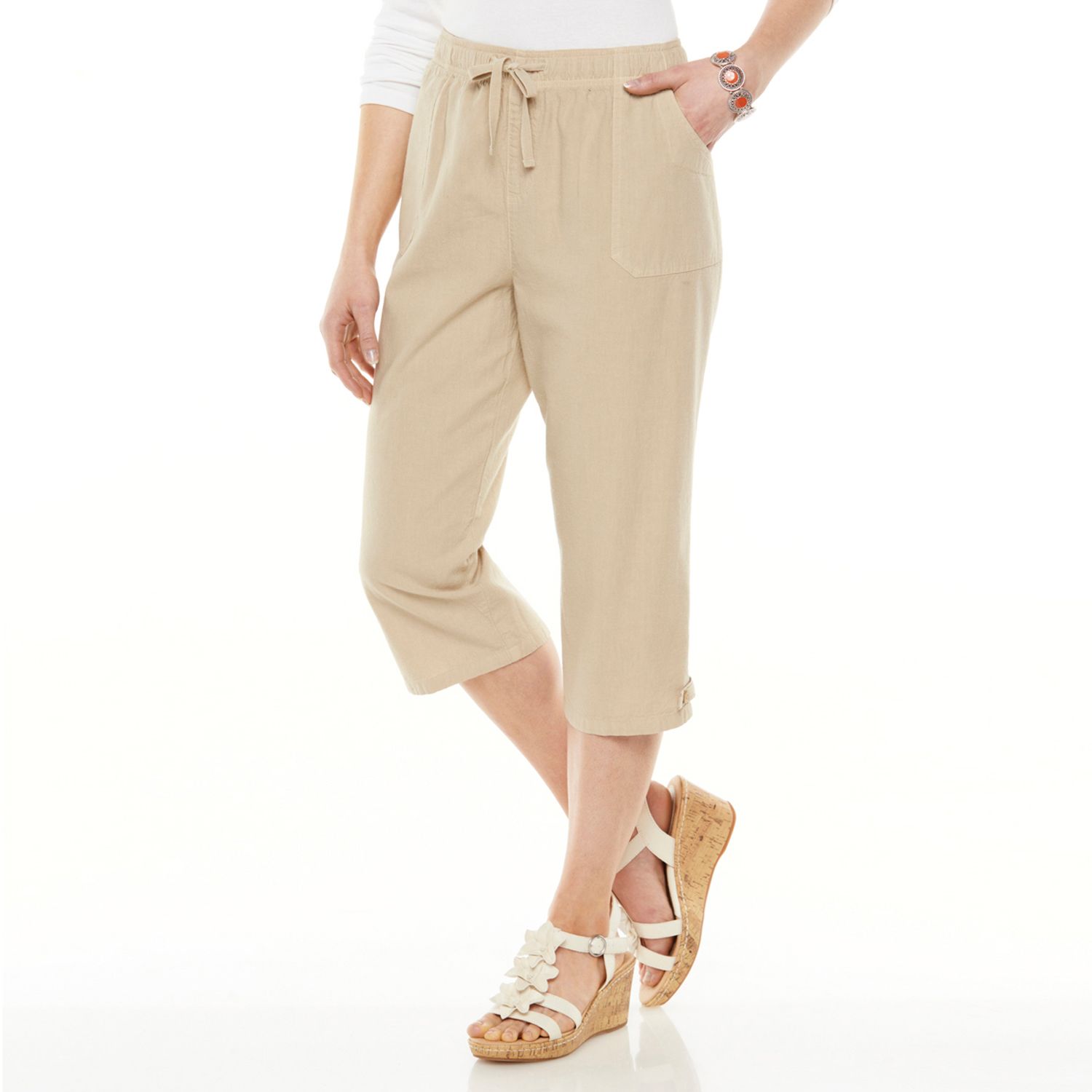 kohls gloria vanderbilt petite capris