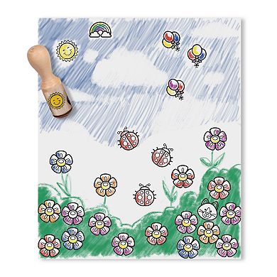 Melissa and Doug Deluxe Happy Handle Stamp Set