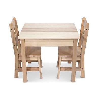 Melissa and Doug Wooden Table and Chairs Set