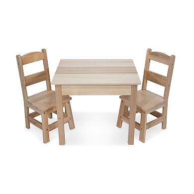 Melissa and Doug Wooden Table and Chairs Set