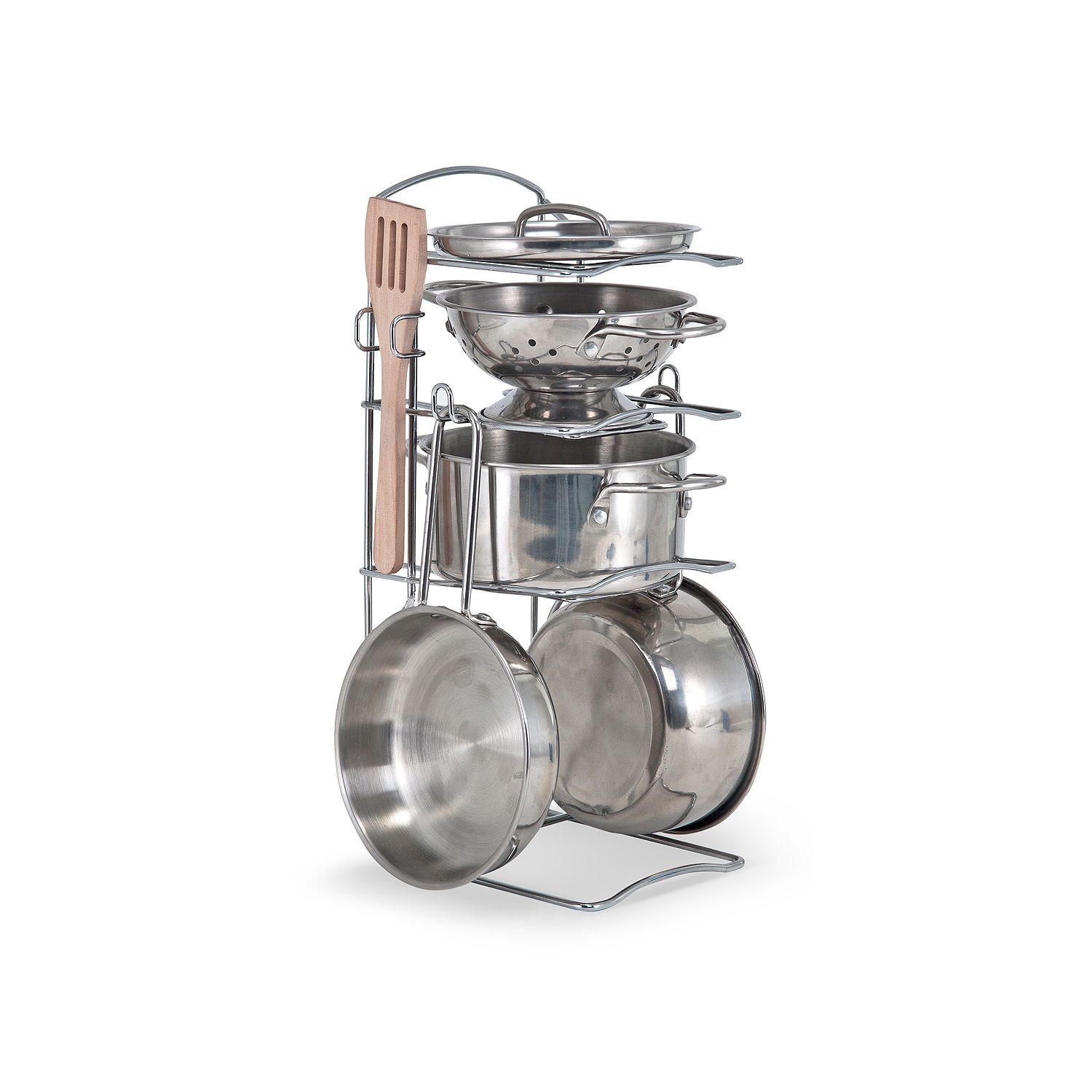 melissa and doug stainless steel tea set