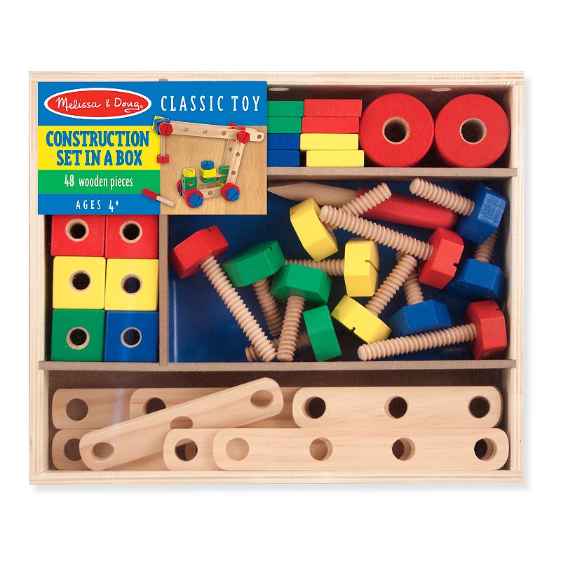 94864694 Melissa & Doug Construction Set in a Box, Multicol sku 94864694