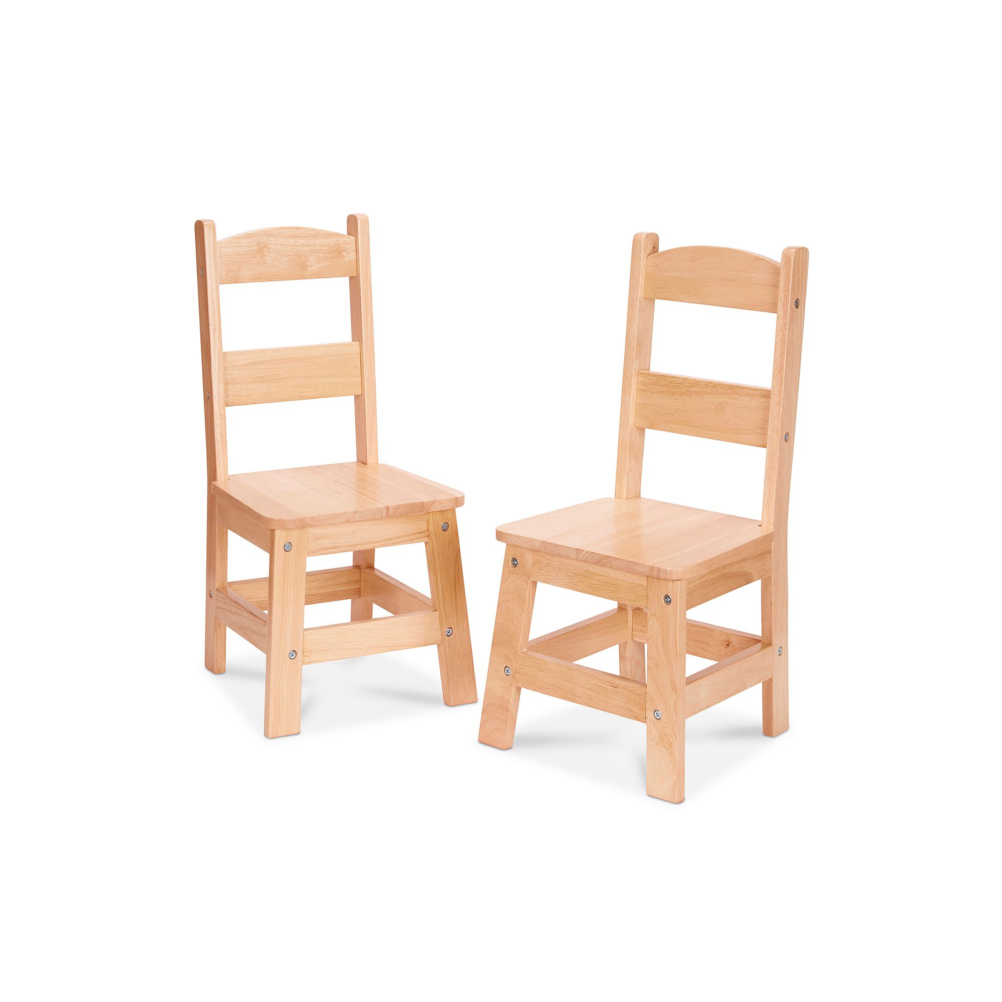 Melissa & Doug 2-pk. Wooden Chair Set, Multicolor