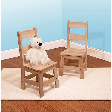 Melissa and Doug 2-pk. Wooden Chair Set