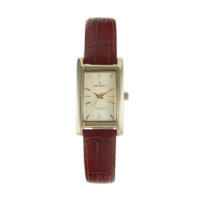 Peugeot Women s Leather Watch 3007BR