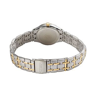 Citizen Eco-Drive Women's Silhouette Two Tone Stainless Steel Watch - EW1264-50A