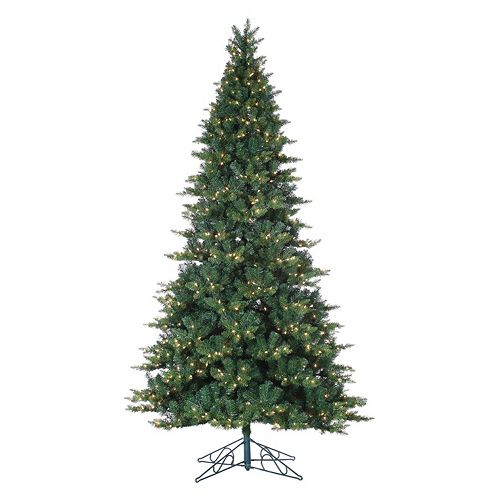 Sterling 9-ft. Pre-Lit Longwood Pine Artificial Christmas Tree – Indoor