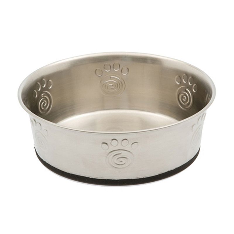 UPC 844534000484 product image for PetRageous Designs Cayman Classic 1-qt. Stainless Steel Pet Bowl, Grey | upcitemdb.com