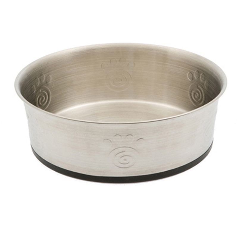 UPC 844534000491 product image for PetRageous Designs Cayman Classic 2-qt. Stainless Steel Pet Bowl, Silver | upcitemdb.com