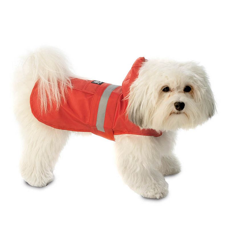 UPC 810120011073 product image for PetRageous Designs Seattle Dog Slicker - Small, Red | upcitemdb.com