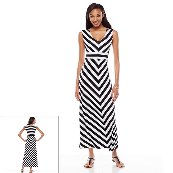 Apt. 9® Striped Maxi Dress - Women's