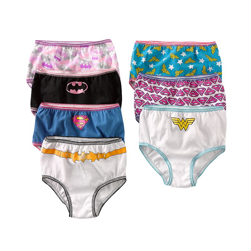 UPC 045299014710 product image for Justice League Super Girl 7-pk. Panties - Toddler, Toddler Girl's, Size: 4T, Mul | upcitemdb.com