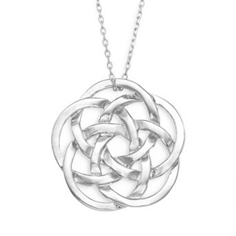 Jordan Blue Sterling Silver Celtic Knot Pendant