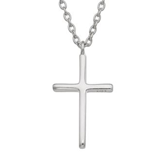 Jordan Blue Sterling Silver Cross Pendant