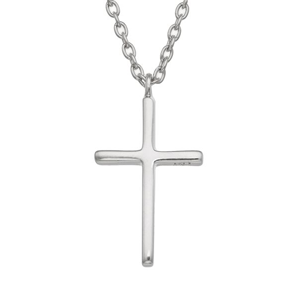 Jordan Blue Sterling Silver Cross Pendant