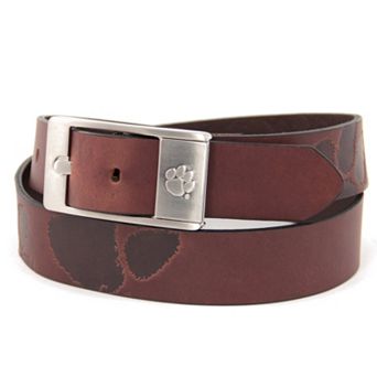 Men's Clemson Tigers Brandish Leather Belt
