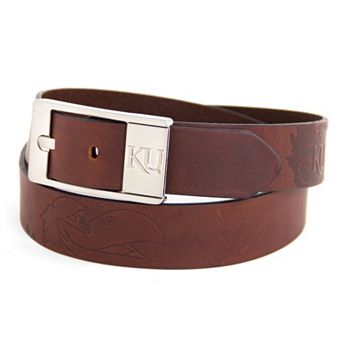 Men's Kansas Jayhawks Brandish Leather Belt