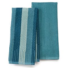 Large Kitchen Towels - Limoges Blue, Set of 3