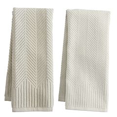 3 Textured Kitchen Towels - 100% cotton - 2 Martha Stewart - 1 Food Network