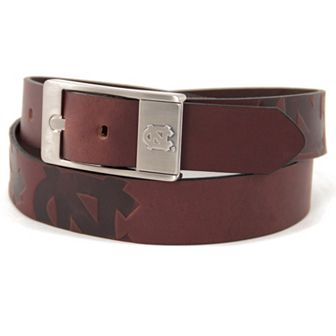 Men's North Carolina Tar Heels Brandish Leather Belt