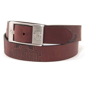 Men's Ohio State Buckeyes Brandish Leather Belt
