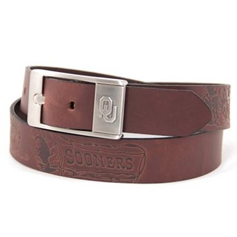 Men's Oklahoma Sooners Brandish Leather Belt