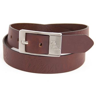 Men's Ole Miss Rebels Brandish Leather Belt
