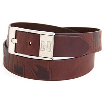 Men's Nebraska Cornhuskers Brandish Leather Belt