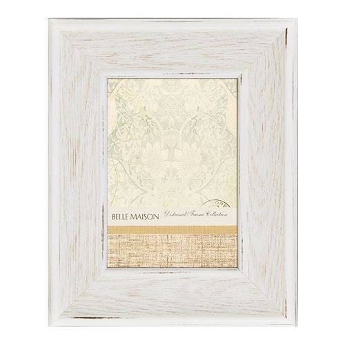 Belle Maison 5 x 7 Distressed White Frame