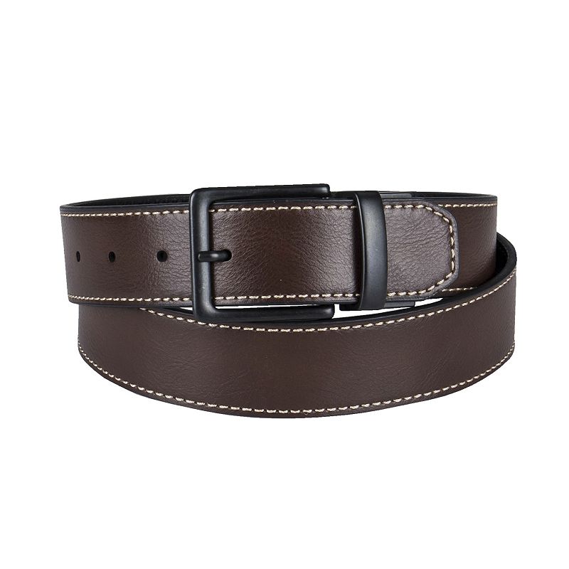 UPC 017149575221 product image for Levi's Tumbled-Leather Reversible Belt - Men, Size: 42, Brown | upcitemdb.com