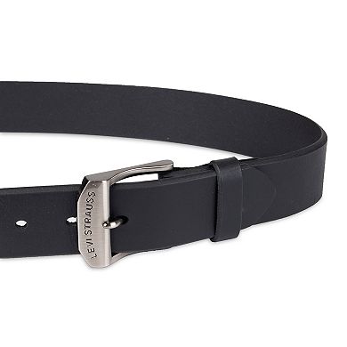 Men's Levi's® Engraved Logo Buckle Leather Belt
