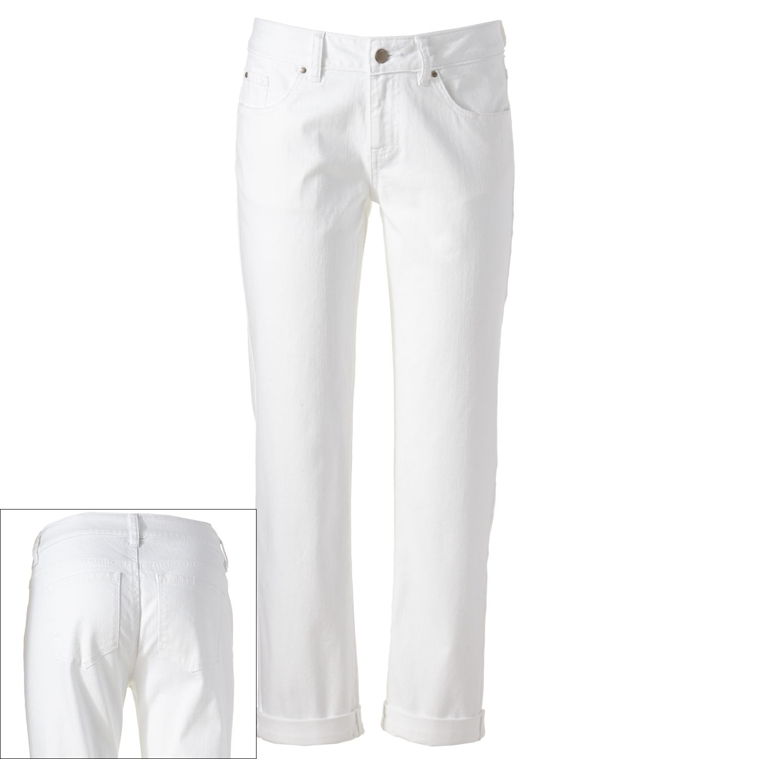 kohls white jeans