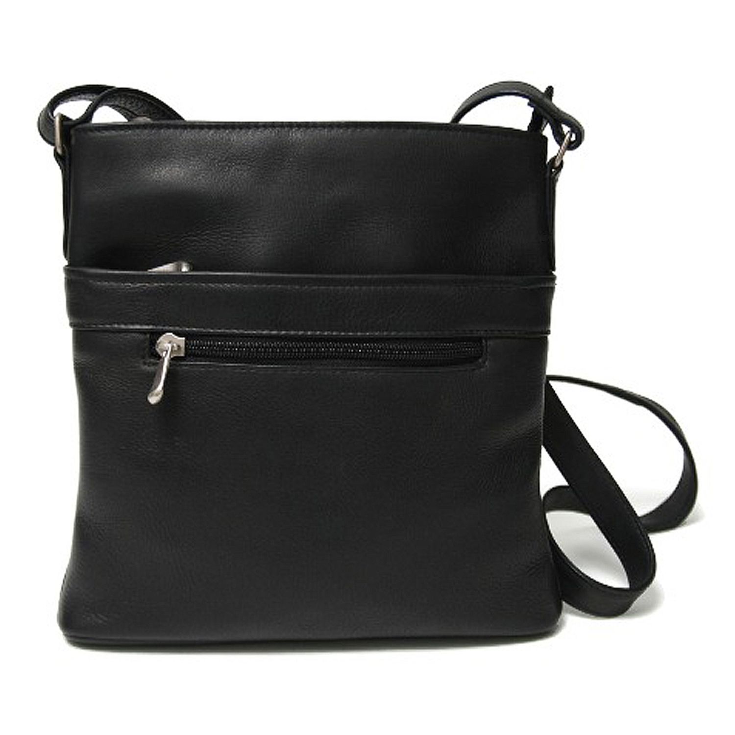 triple zip crossbody