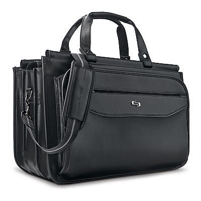 Solo Harrison Triple Compartment 15.6 Inch Laptop Briefcase