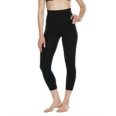 Assets by Spanx Women's Seamless Shaping Capri Leggings - Black XL