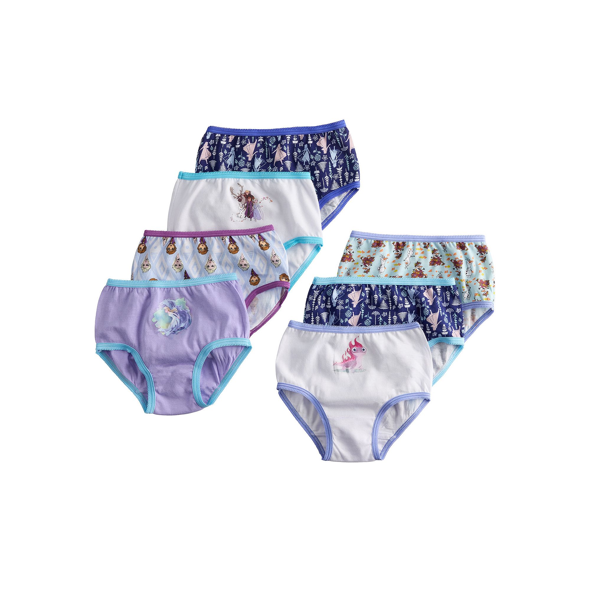 Disneys Frozen Toddler 7-pk. Briefs, Toddler Girls, Size: 2T-3T, Multi